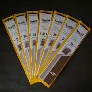 pack of Hawid Stamp Mounts 217mm x 34mm Dark Background #300624