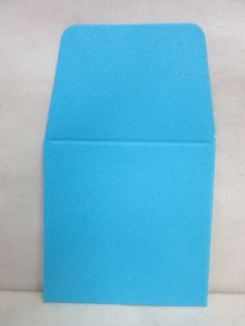 box of 500pcs of 2x2 Blue Paper Coin Envelopes