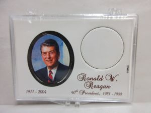 Gallery 2x3 Presidential Dollar Holder Ronald Reagan