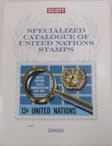2026 Scott Specialized Catalogue of United Nations Stamps 4th Edition