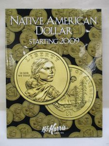 Harris Coin Folder #3162 Native American Dollars P&D Mints Starting 2009
