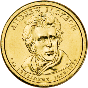 2008 P Andrew Jackson Presidential Dollar