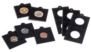 pack of 100 Lighthouse Matrix Self-Adhesive 2x2 Coin Holders 37.5mm