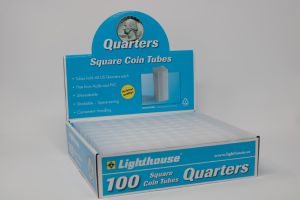 Lighthouse Square Coin Tubes - Quarter #367218