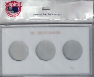 Capital Holder MA31D US Silver Dollar Blank 3 Holes