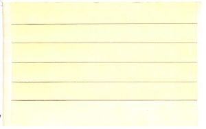 pack of 100 Manila Approval Card 5-Line #780-05