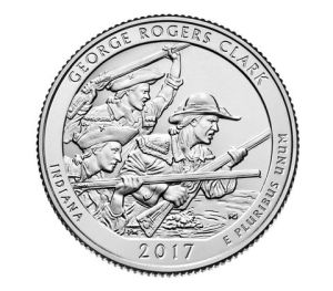  2017 P George Rogers Clark National Park Quarter