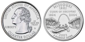 Missouri State Quarter 2003 Denver Mint