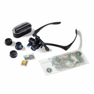 Lighthouse LED Magnifying Glasses LUMONOKEL with 10x-25x Magnification #360166