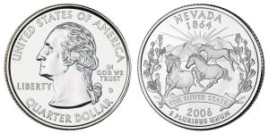 Nevada State Quarter 2006 Denver Mint