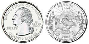 Nevada State Quarter 2006 Philadelphia Mint