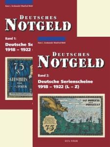 German Notgeld Vol 1 & 2 Series Notes 1918 to 1922 Deutsches Notgeld Deutsche Serienscheine 1918 to 1922 by Grabowski & Mehl