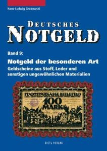 German Notgeld Vol 9 Bank Notes made of Fabric, Leather and other Unusual Materials by Grabowski