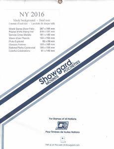 Showgard NY 2016 Pack Stamp Mounts