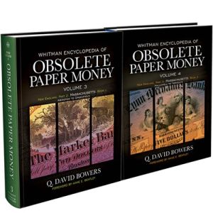 Whitman Encyclopedia of Obsolete Paper Money Volume 3 & 4 "New England Part 2; Massachusetts Book 1 & 2"