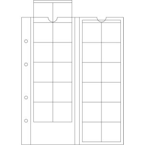 pack of 5pcs. Lighthouse OPTIMA 34 Page (was OPTIMA M24) #319236