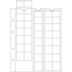 pack of 5pcs. Lighthouse OPTIMA EURO Page (was OPTIMA M40) #308740