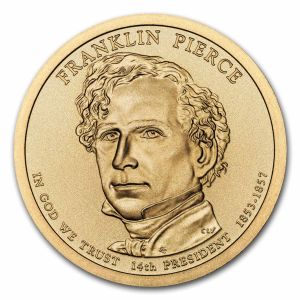 2010 D Franklin Pierce Presidential Dollar