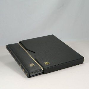 Lighthouse Stamp Stockbook 32 Black Pages Premium S32 Including Slipcase