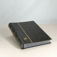 Lighthouse Stamp Stockbook 64 Black Pages Premium S64