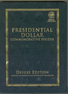 Whitman Presidential Dollars Deluxe Folder P&D mints 