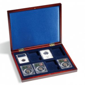 Lighthouse VOLTERRA UNO DE LUXE Display Coin Case for 8 Certified Coin Slabs #313625