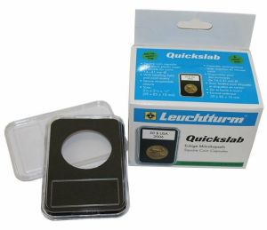 pack of 5 Lighthouse Quickslab Coin Holders - 41mm 1oz American Silver Eagle #346420