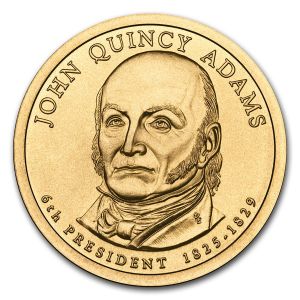 2008 P John Quincy Adams Presidential Dollar