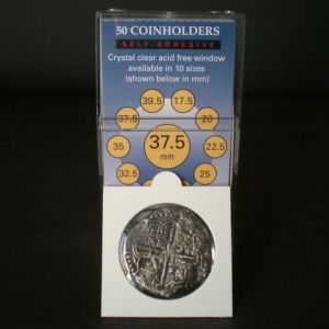 Sale Pack of 50 Supersafe 2x2 Self Seal Coin Holders 37.5mm