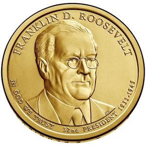2014 D Franklin D Roosevelt Presidential Dollar