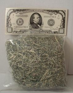 Novelty One Thousand Dollar Shredded Paper Money Bag
