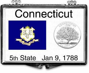 2x3 Snaplock Case State Quarter Holder - Connecticut