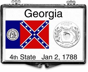 2x3 Snaplock Case State Quarter Holder - Georgia