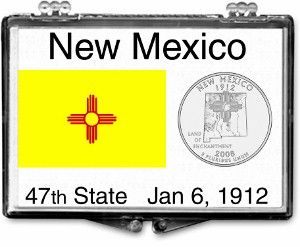 2x3 Snaplock Case State Quarter Holder - New Mexico