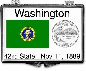 2x3 Snaplock Case State Quarter Holder - Washington