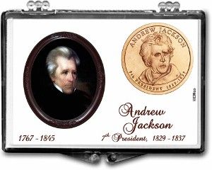 Gallery 2x3 Presidential Dollar Holder Andrew Jackson