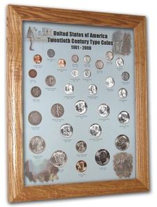 Oak Display Large Frame - Twentieth Century Type