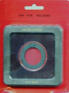 CLOSE OUT Airtite Framed Coin Holders $10.00 Gold Dollar