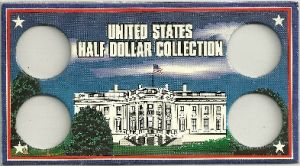 U.S. Half Dollar Collection Card & Sleeve