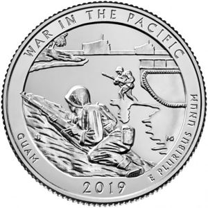 2019 P War in the Pacific National Park Quarter