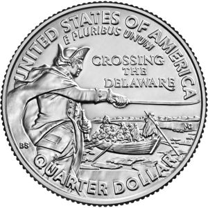 2021 General Washington Crossing the Delaware Quarter Philadelphia Mint