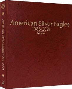 Whitman Prestige Coin Album and Slipcase – American Silver Eagles 1986-2021 Date Set