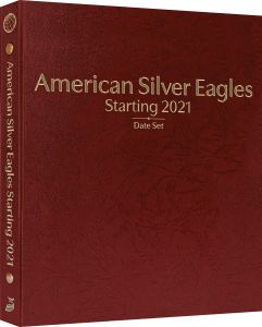 Whitman Prestige Coin Album and Slipcase – American Silver Eagles Starting 2021 Date Set