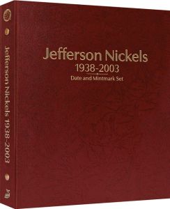 Whitman Prestige Coin Album and Slipcase – Jefferson Nickels: 1938-2003 Date & Mintmark Set