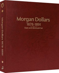 Whitman Prestige Coin Album and Slipcase – Morgan Dollars 1878-1891 Date & Mintmark Set