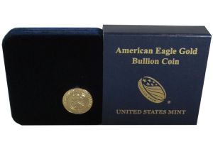 U.S. Mint 1/4 oz Gold Eagle Presentation Box