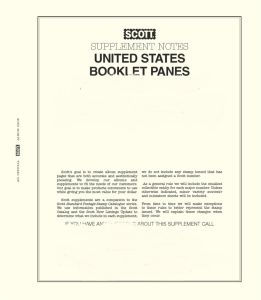 2017 Scott U.S. Booklet Panes Supplement #79 #101S017