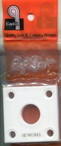 Capital #144 2x2 Three Cent Nickel Coin Holder