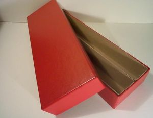 2" x 2" x 14" Heavy Duty Double Row Box for 2" x 2" Coin Holders - Red