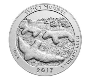 2017 D Effigy Mounds National Park Quarter